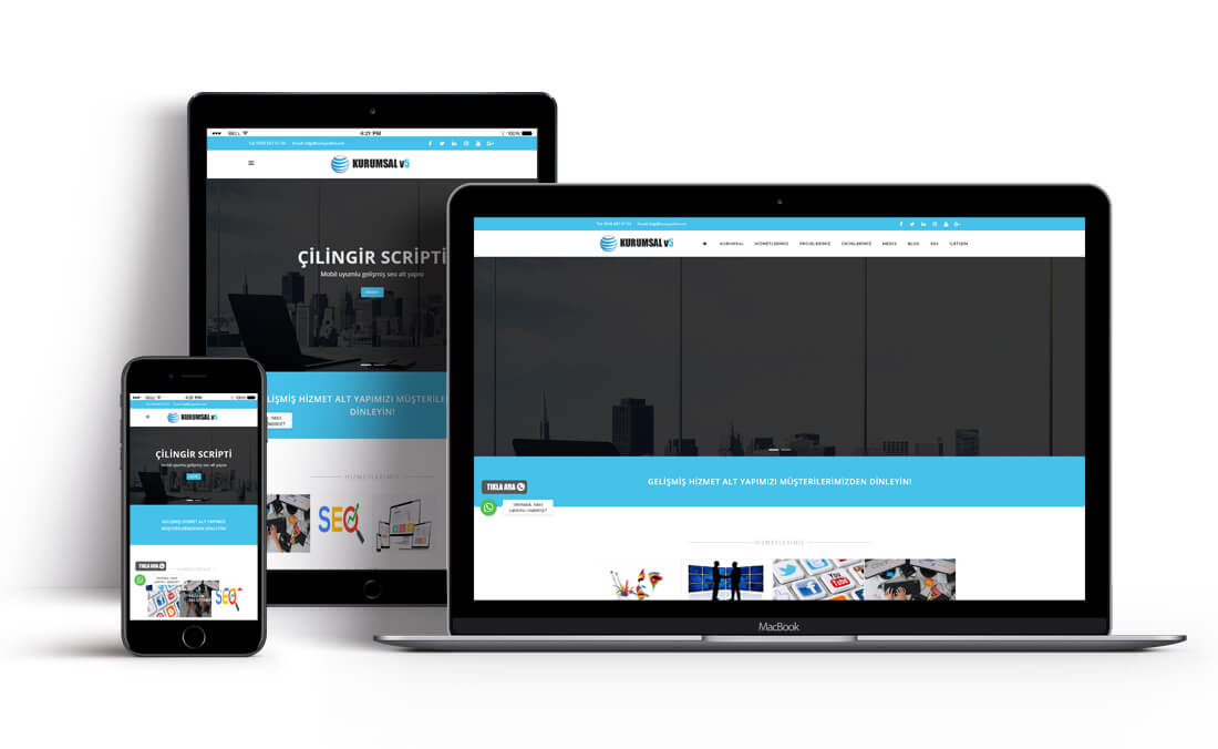 Gelişmiş Kurumsal Sitesi